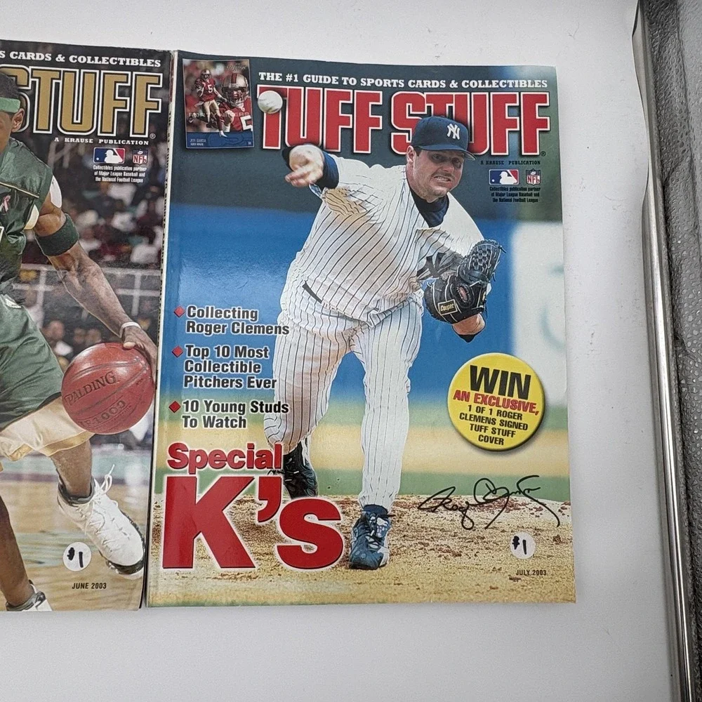 Vintage Tuff Stuff Sports Cards Magazine Lot 6 Issues 1994 2003 Jeter‎ LeBron